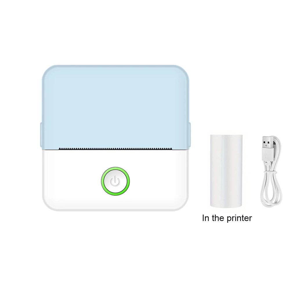 Mini HD Portable Label Thermal Printer Endurance Bluetooth Printer for Student Error Title Note Wrong Pocket Inkless Printing